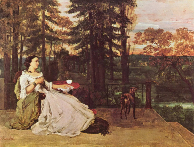 Francfort Kadını - Gustave Courbet