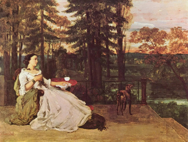 Francfort Kadını - Gustave Courbet