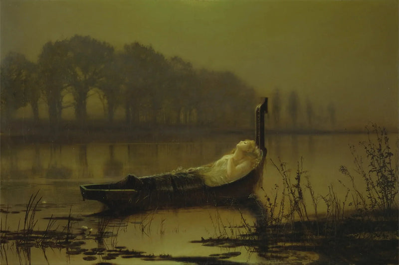 Shalott Hanımı - John Atkinson Grimshaw