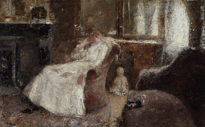 Beyaz Elbiseli Kadın - Jan Toorop
