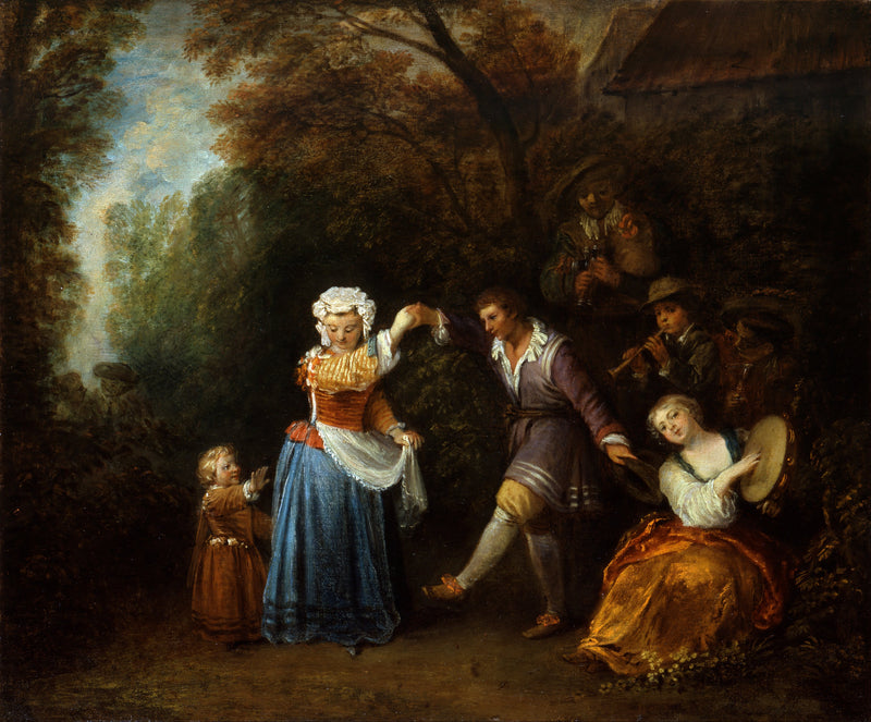 Country Dansı - Antoine Watteau