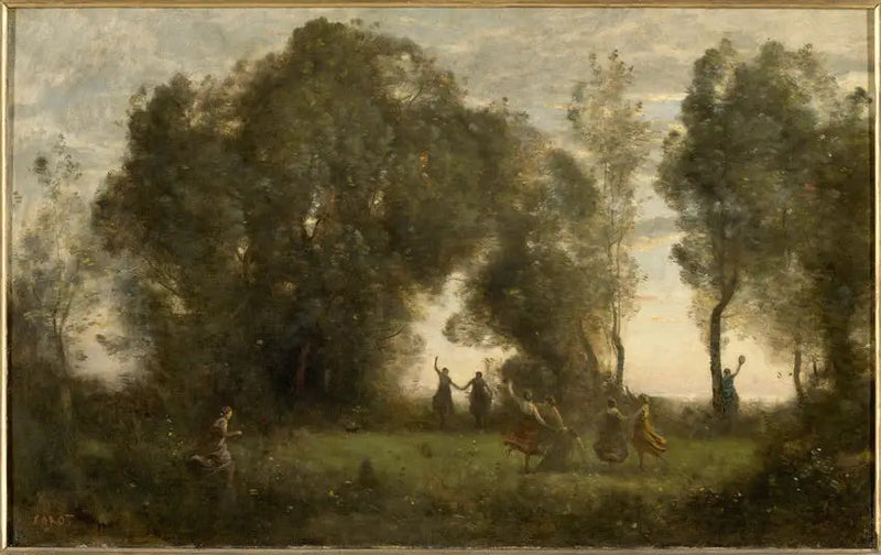 Nymflerin Dansı - Jean-Baptiste Camille Corot