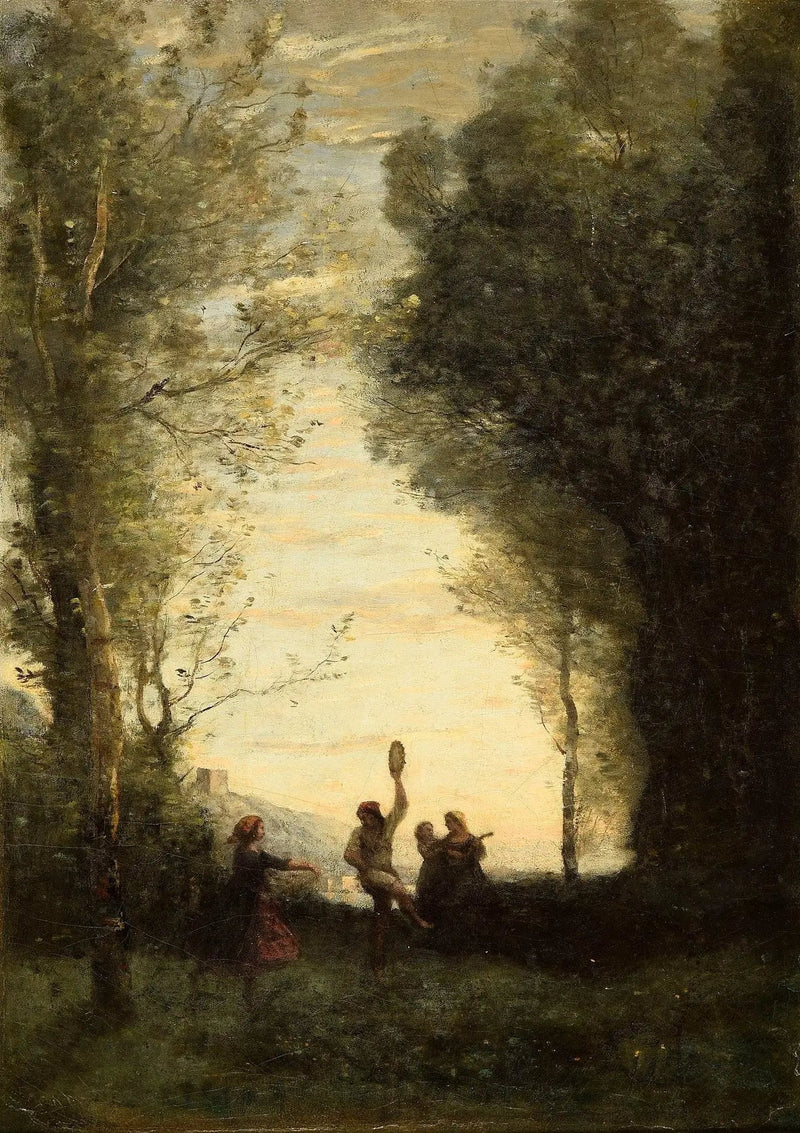 İtalyan Dansı - Jean-Baptiste Camille Corot