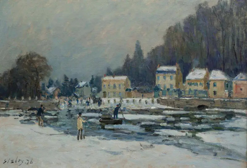 Seine'deki Çöküş - Alfred Sisley