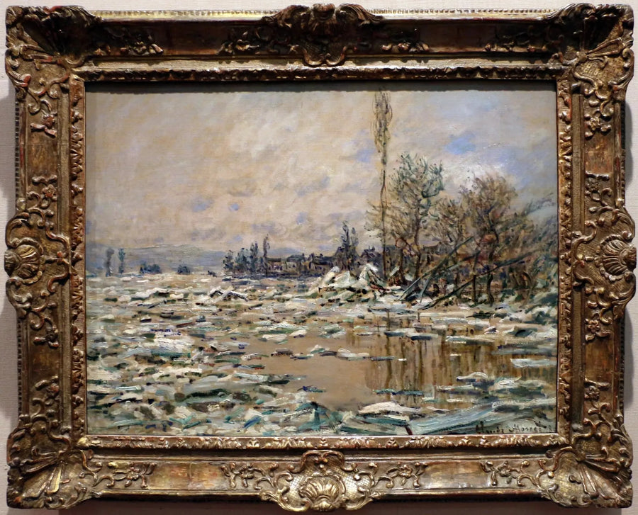 La Débâcle, Gri Hava - Claude Monet