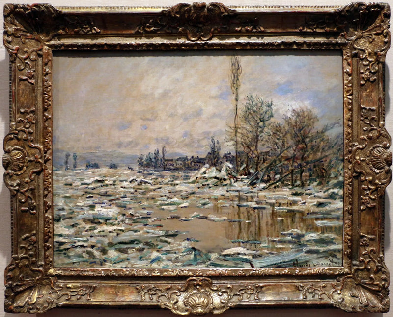 La Débâcle, Gri Hava - Claude Monet