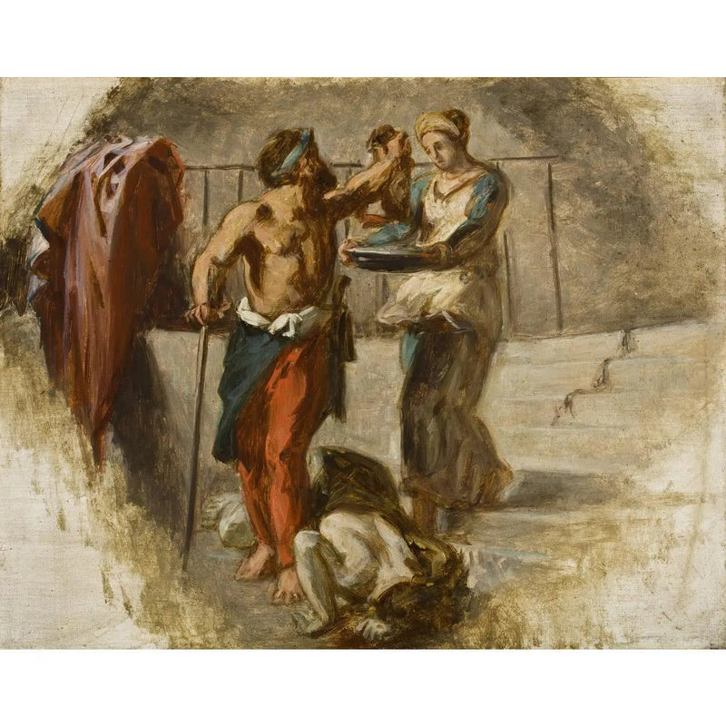 Aziz Yahya'nın Başının Kesilmesi - Eugène Delacroix