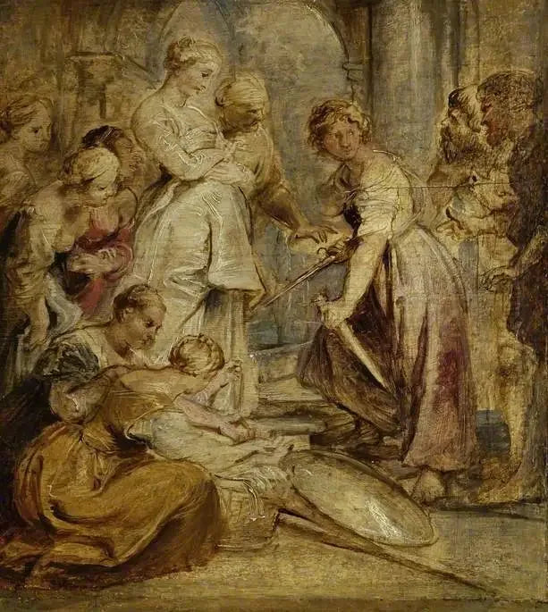 Lykomède'nin Kızları Arasında Achille'nin Keşfi - Peter Paul Rubens