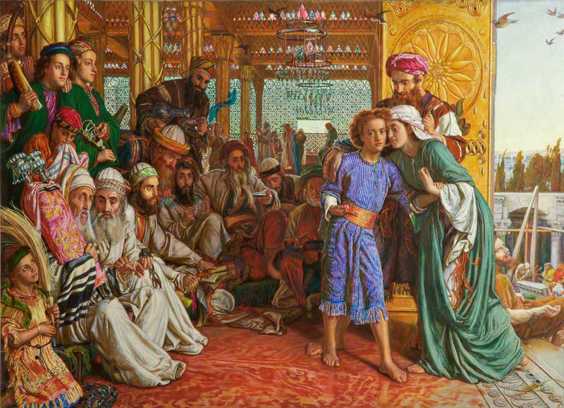 Tapınakta Kurtarıcı'nın Keşfi - William Holman Hunt