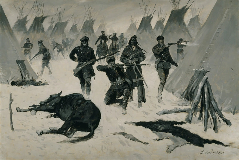 Crazy Horse'un Yenilgisi - Frederic Remington