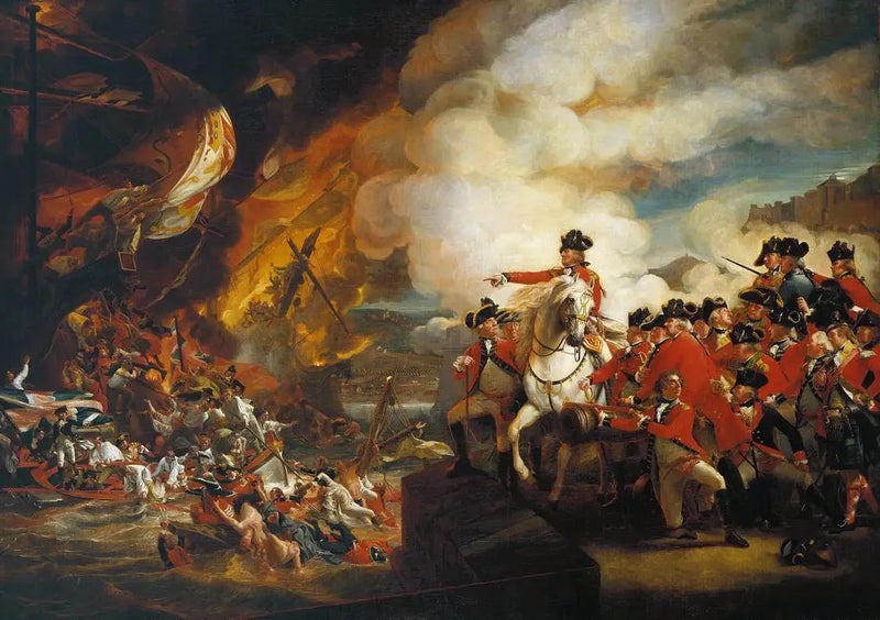Cebelitarık'ta Yüzen Pililerin Yenilgisi, Eylül 1782 - John Singleton Copley