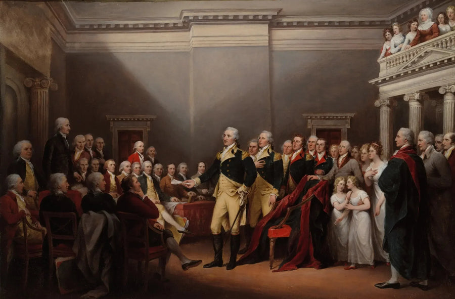 General Washington'ın istifası, 23 Aralık 1783 - John Trumbull