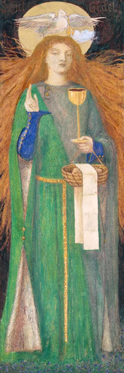 Sanct Grael'in Kız Çocuğu - Dante Gabriel Rossetti