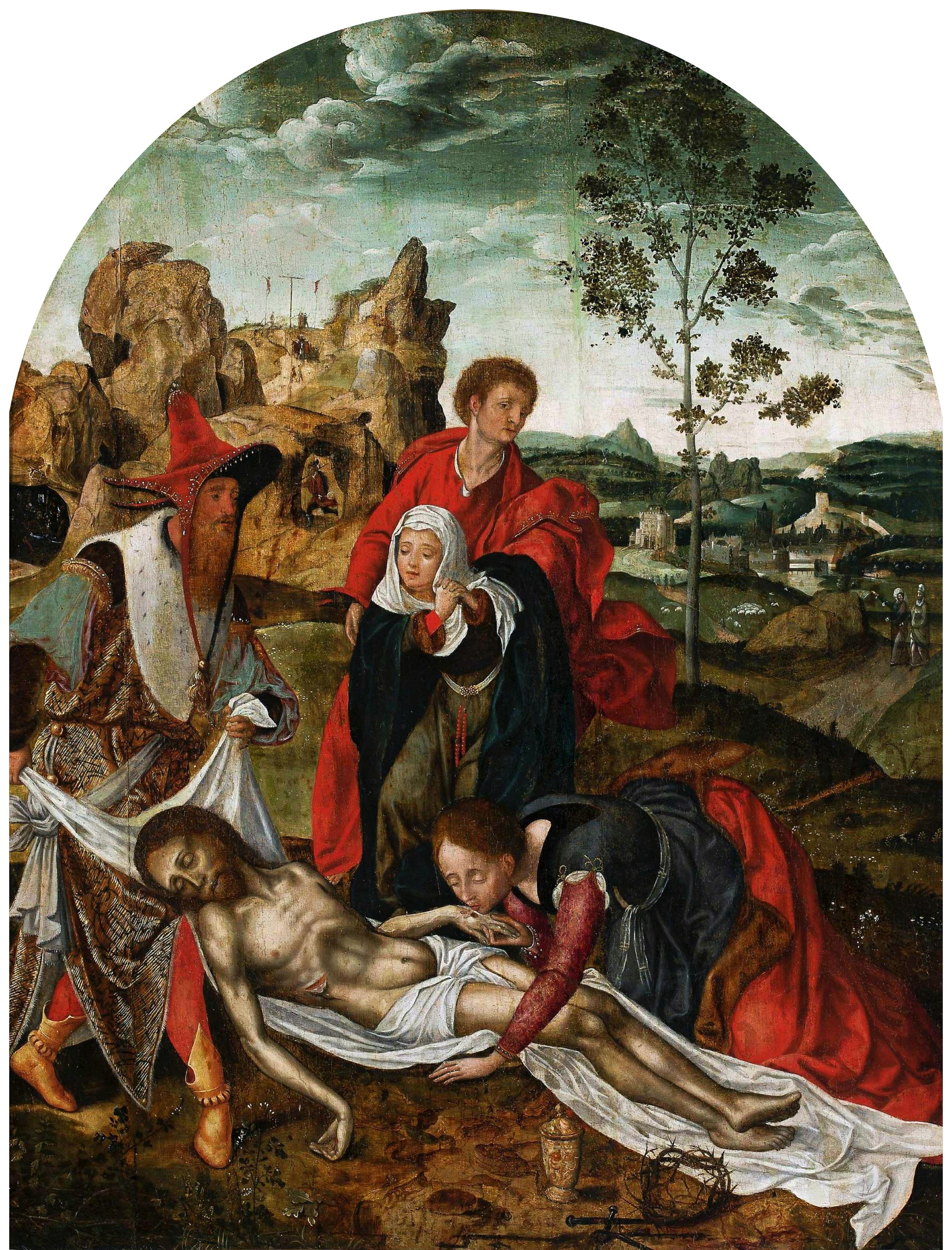 La Déploration du Christ. - Joos van Cleve - Alpha Reproduction