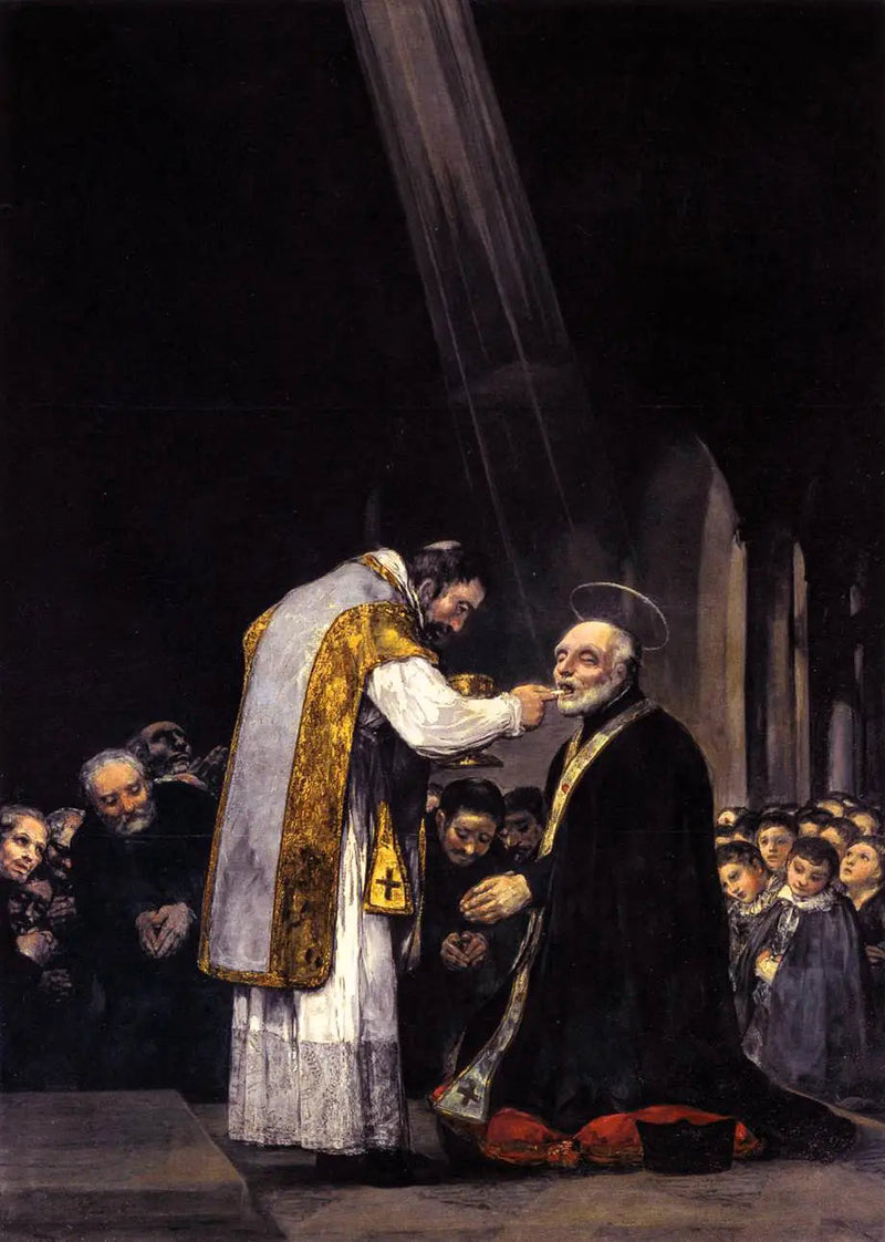 Aziz Joseph Calasanz'ın Son Komünyonu - Francisco de Goya
