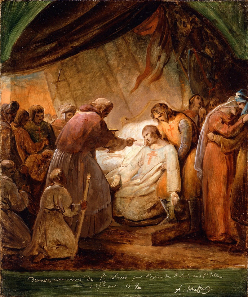 aziz Louis'in son Komünyonu - Ary Scheffer