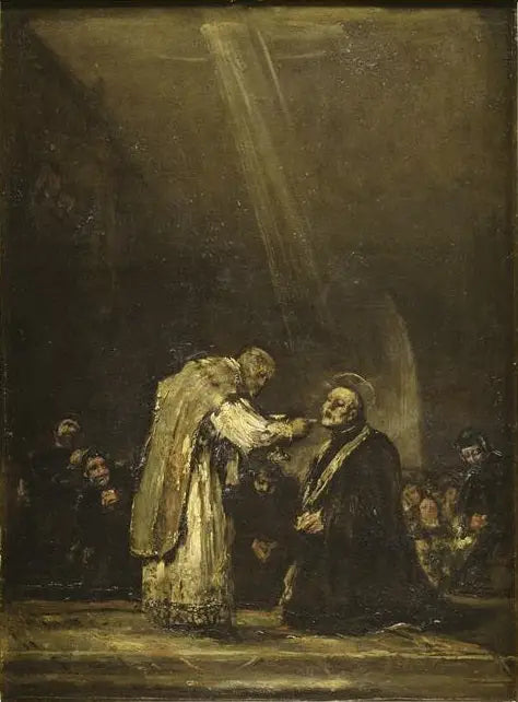 San José de Calasanz'ın Son Komünyonu - Francisco de Goya