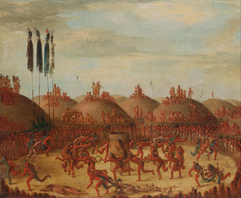 Son Yarış, Mandan O-kee-pa Töreni - George Catlin