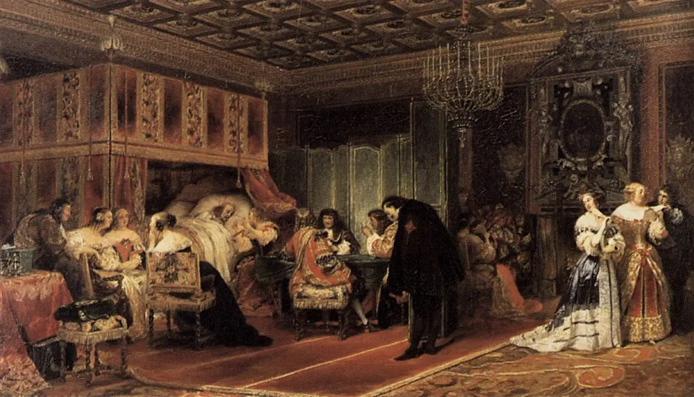 La dernière maladie du cardinal Mazarin - Paul Delaroche - Alpha Reproduction