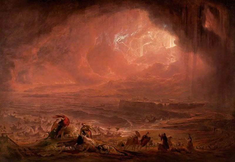 Herkülaneum ve Pompei'nin yıkımı - John Martin