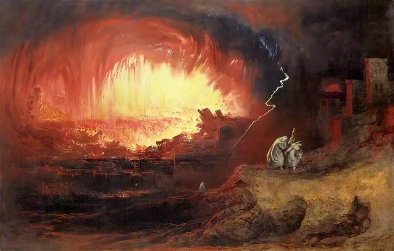 Sodoma ve Gomora'nın Yıkımı - John Martin