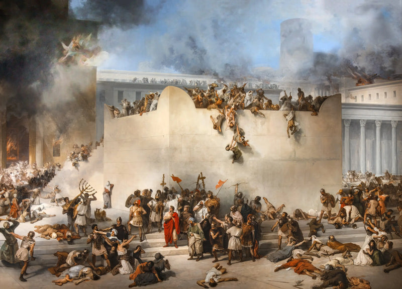 Jerusalem Tapınağı'nın Yıkımı - Francesco Hayez