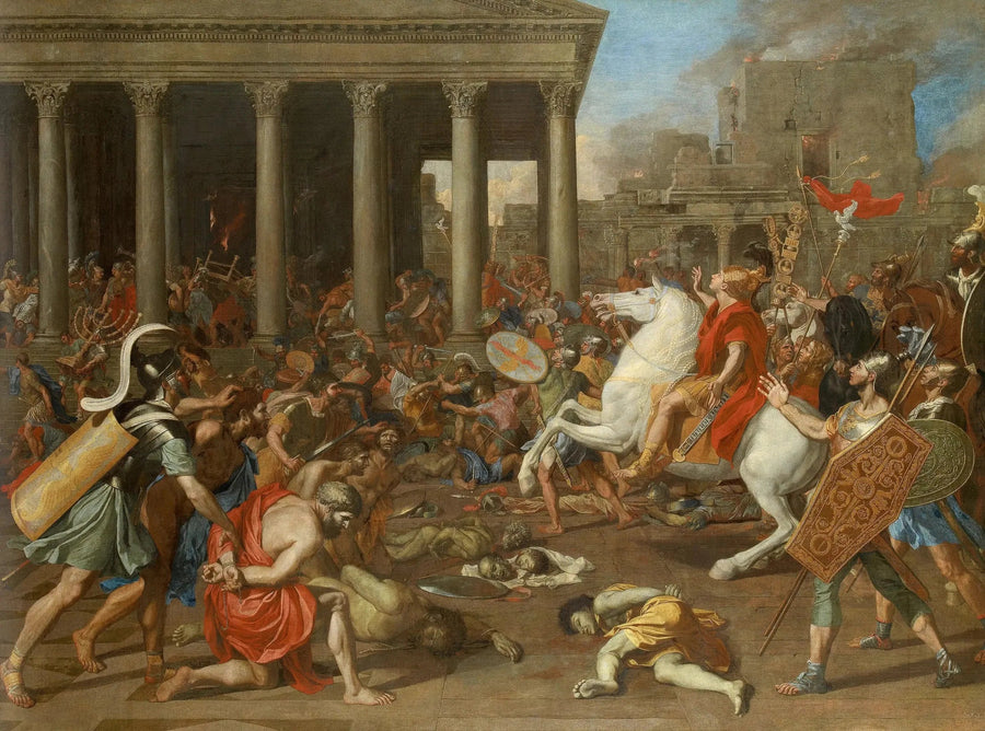 Jerusalem Tapınağı'nın Yıkımı - Nicolas Poussin
