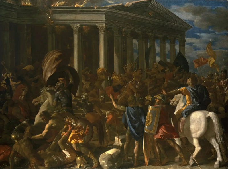 Jerusalem Tapınağı'nın Yıkımı - Nicolas Poussin
