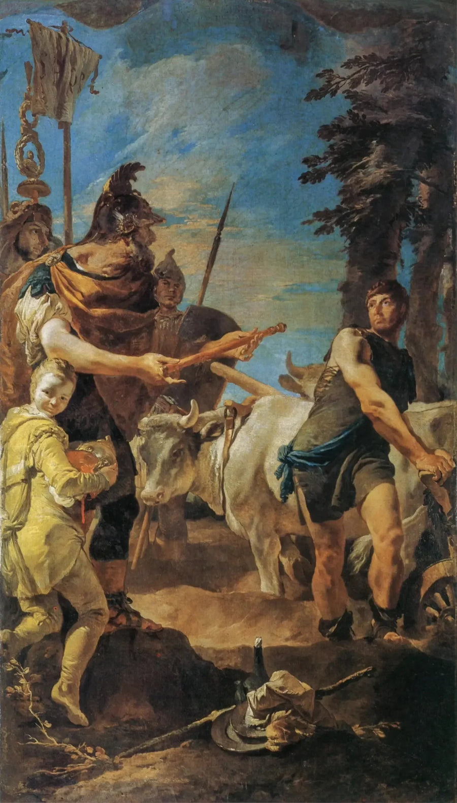 Cincinnatus'a Sunulan Diktatörlük - Giovanni Battista Tiepolo