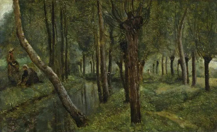 La Digue - Jean-Baptiste Camille Corot
