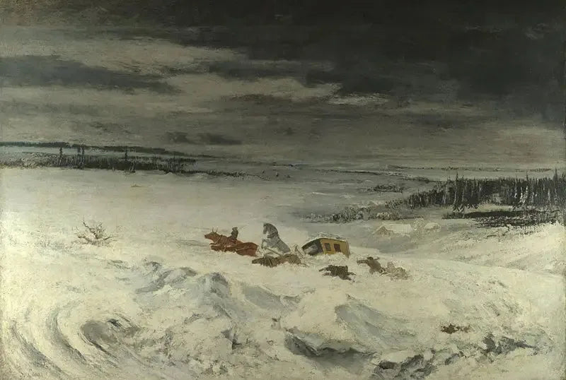 Karla Dikkatli Yolculuk - Gustave Courbet