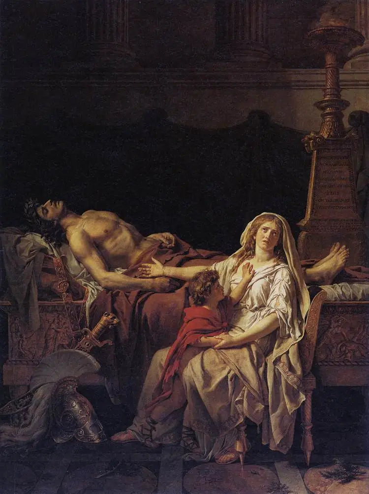 Andromak'ın Acısı - Jacques-Louis David