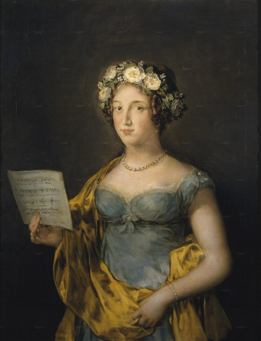 Abrantes Düşesi - Francisco de Goya