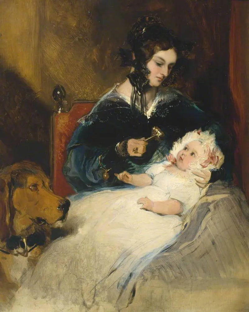 Abercorn Düşesi ve Çocuğu - Edwin Henry Landseer