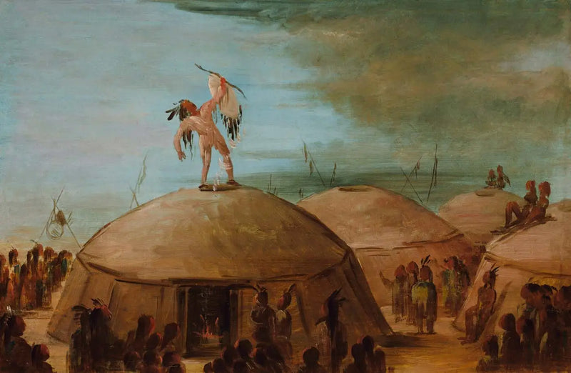 Mandandaki Yağmur Yapımı - George Catlin