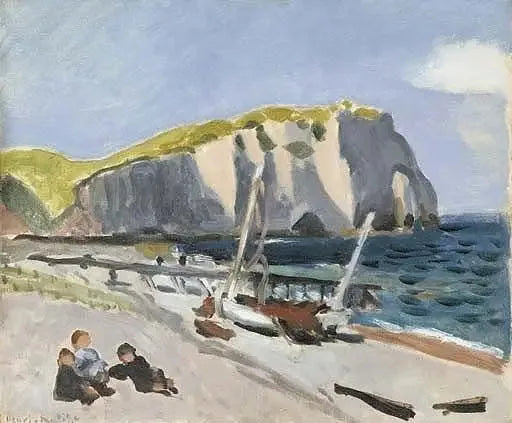 Aval Kayalığı ve Kabin - Henri Matisse