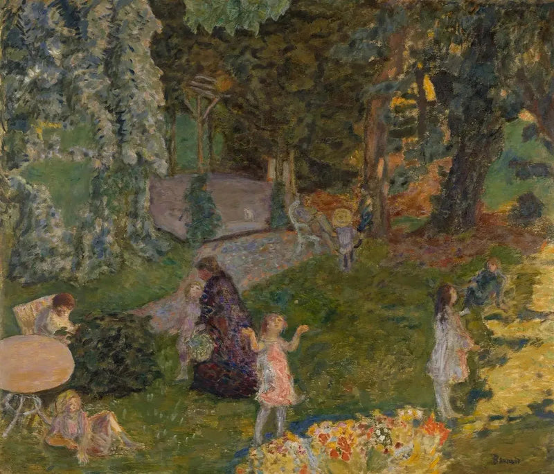Bahçedeki Aile. Grand Lemps - Pierre Bonnard