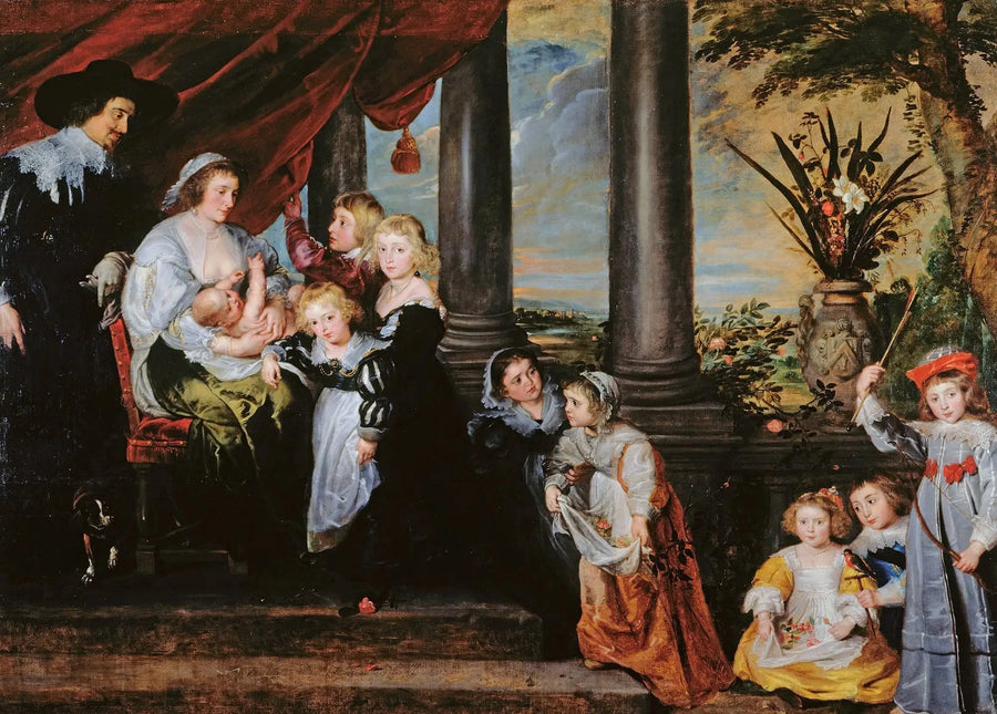 Sir Balthasar Gerbier Ailesi - Peter Paul Rubens