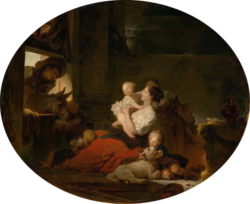 Mutlu Aile - Jean-Honoré Fragonard