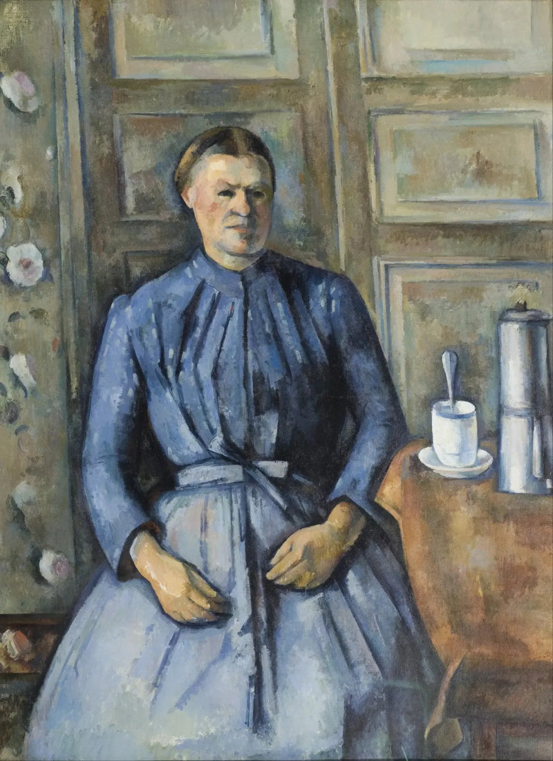 Kahve Potu Olan Kadın - Paul Cézanne
