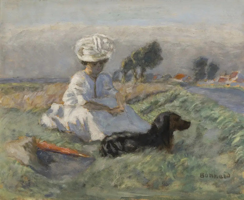 Köpekli Kadın - Pierre Bonnard
