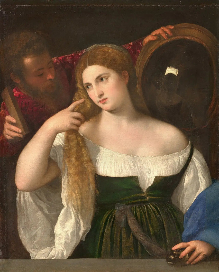 Ayna ile Kadın - Titian