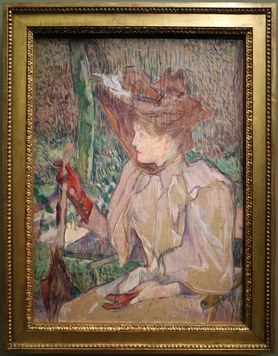 Eldivenli Kadın - Henri de Toulouse-Lautrec