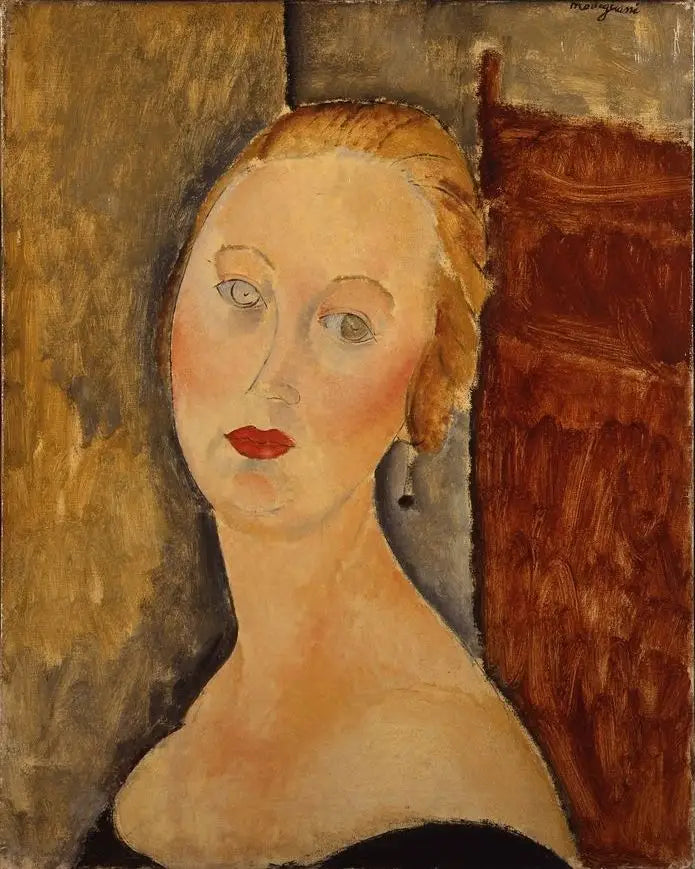 Sarışın Kadın - Amedeo Modigliani