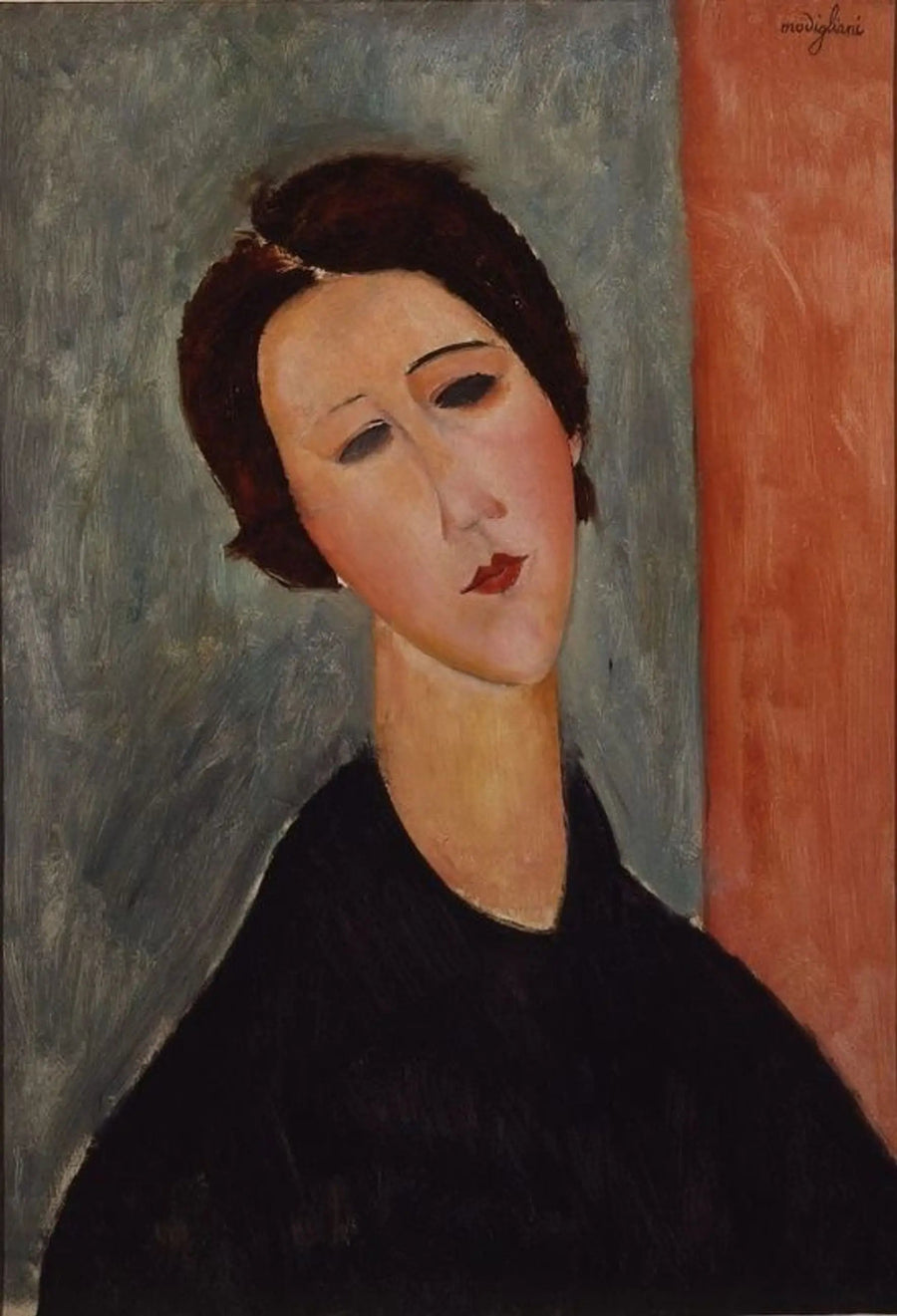 Kahverengi Kadın - Amedeo Modigliani