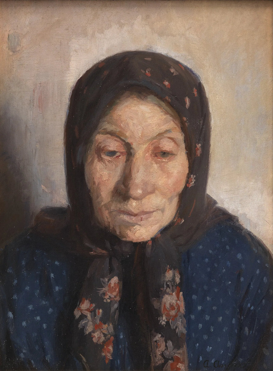 Yaşlı bir balıkçının kadını - Anna Ancher