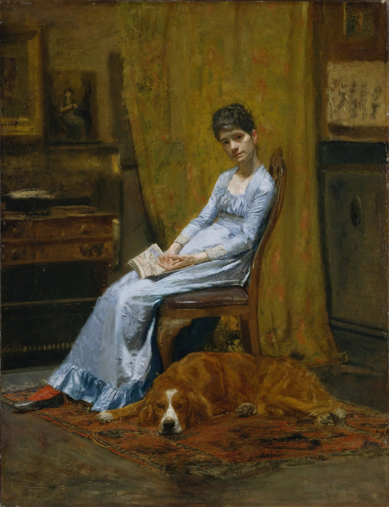 Sanatçının Kadını ve Setter'ı - Thomas Eakins
