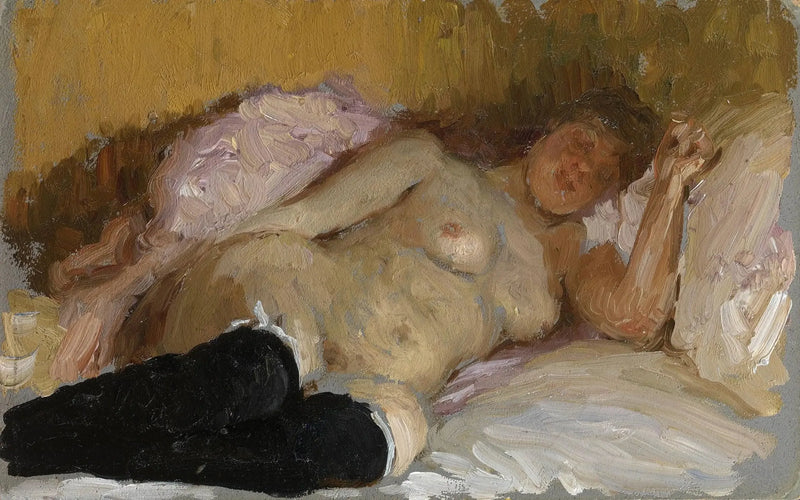 Sanatçı Natalia Nordman'ın uyuyan kadını - Ilya Repin