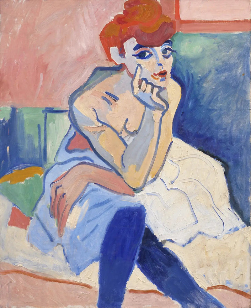 Gömlek Giyen Kadın - André Derain