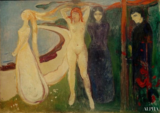 La femme (Sphinx) - Edvard Munch - Reproductions de tableaux et peintures haut de gamme